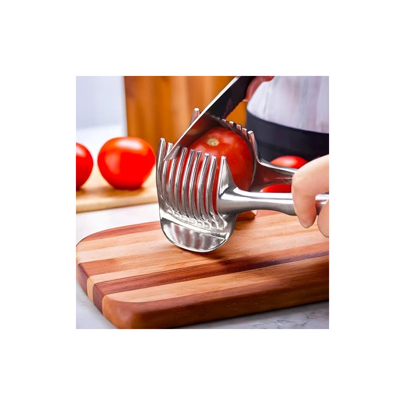 Hold 'n Slice Kitchen Slicer, Aluminum Alloy, Dishwasher Safe, for