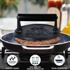 Heavy Duty Cast Iron Burger Press Kit for Smash Burgers