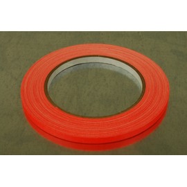 Quarter Inch x 25 Yards UV Blacklight Reactive Fluorescen​t Gaffer Tape (Orange)