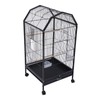 Parakeet Bird Cage with Stand Metal Pet Bird Flight Cages