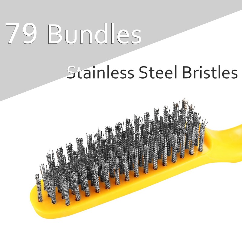 Chanharm Stainless Steel Wire Brush 2 Pcs, 79 Bundles of