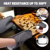 Hovico 2PCS Silicone Pot Holders, Oven Mitts Heat Resistant Hot