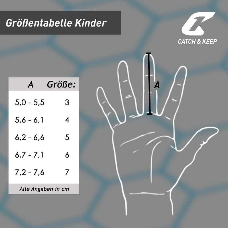 Catch & Keep® Kralle Junior Pro Children's Goalkeeper Gloves -