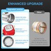 ZOWZEA 6" Motorized Duct Damper,On/Off Backdraft Damper Control, Stainless Steel