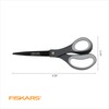 Fiskars 8" Comfort Grip Non-stick Titanium All Purpose Scissors -