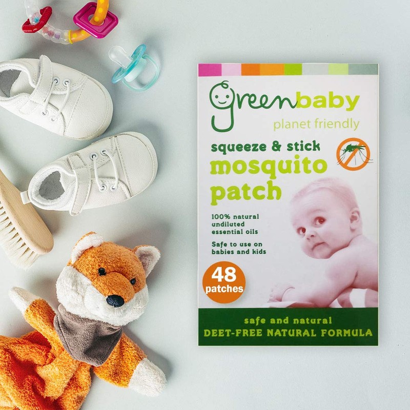 VIE Greenbaby, Squeeze & Stick Mosquito Patches (60 Patches)