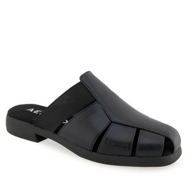 Aerosoles Women's 4EVER Mule, Black Faux Leather, 10