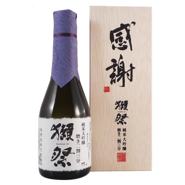 Dassai Junmai Daiginjo Polished 20/3 Minutes of Appreciation Wooden Box 10.1 fl oz (300 ml)