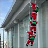 BECOND Climbing Ladder Santa Claus Doll Christmas Prop Wall Tree