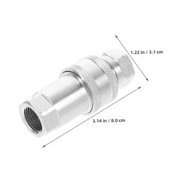 Outanaya Hydraulic Fittings Quick Connect Hydraulics Quick Connect Kit Npt Couplers Dust Protection Cap