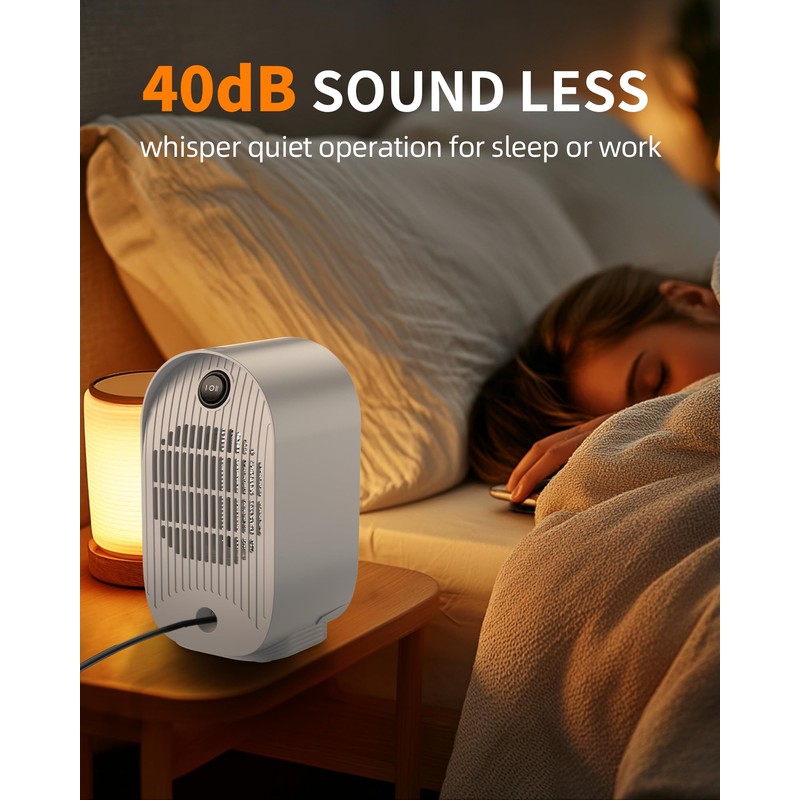 Space Heater, Portable Heater for Indoor Use, Small Electric Heaters