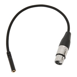 3.5 mm XLR Female Cable, Balanced 1/8 Inch Jack to XLR Female Adapter Cable Microphone Audio Cable for CDs, Speakers, Pieces, Mobile Phones, Tablets
