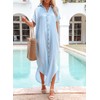 Dokotoo Oversized Swimsuit Coverups Summer Dresses for Women 2024 Fashion