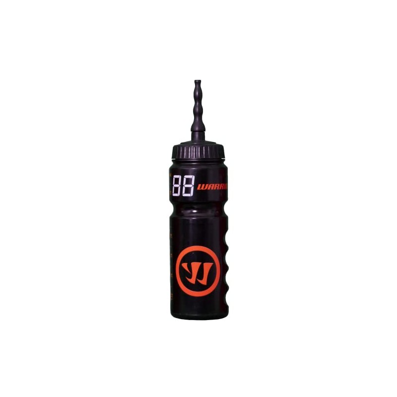 Warrior Drinking Bottle 0.75 Litres, Colour: Black/Orange