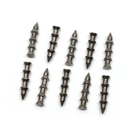 Harmony Fishing Company (10 Pack) Tungsten Nail Weights [Select Size] (Lead-Free/No Lead Nail weights for Neko/Wacky Rig Fishing) (Natural, 3/32oz)