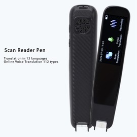 13 Sprachen Smart Scan Stift, Tragbarer Digitale Lesestift, Scanner Stift mit 112 Sprachübersetzungen online Übersetzungsstift für Reisen und Meetings