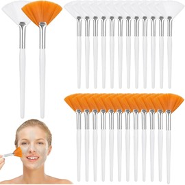 Brochas Para Faciales Spa, 20 Piezas De Cepillos De Abanico Para Mascarillas, Herramientas Profesionales Para Salón De Belleza Y Uso Doméstico, Mangos De 157 mm Con Cerdas De Nylon Suaves