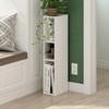Furinno Fulda Book Shelf, 3-Tier Narrow Bookshelf, Bookcase with 6-in