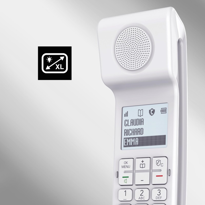 Alcatel ePure - Design DECT cordless phone with answering machine,
