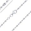 Planetys - Typhoon Ball Chain Changing Silver 925/1000 Rhodium-Plated Width