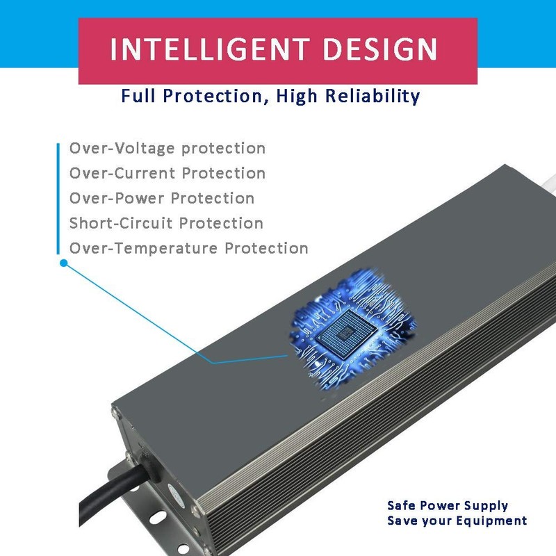 E ENERSYSTEC 150W 12V LED Power Supply AC to DC