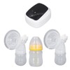 Electric Double Breastfeeding Pump 5 Levels Suction Less Noise Rechargeable