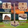 Extguds Extguds Baseball Ring Holder,Wooden Championship Ring Display Holder,Softball ring