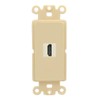 RiteAV - HDMI Port Wall Plate Decorative (Rocker) - [Ivory/Ivory]