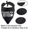 Nervous Shy Dog Bandana Dog Scarf Please Ask Before Petting