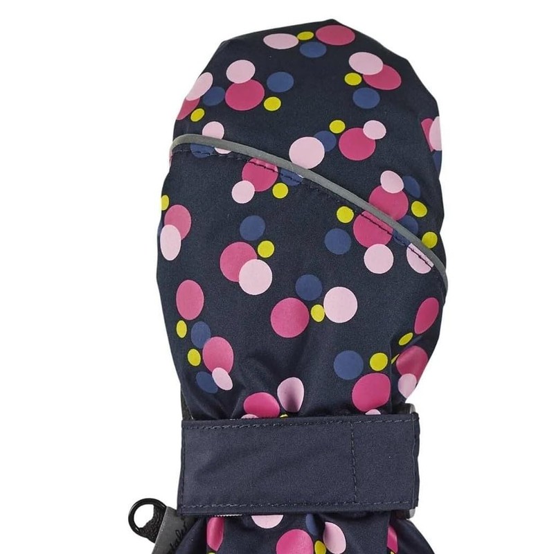 Sterntaler Baby Girl Dots Mittens, navy