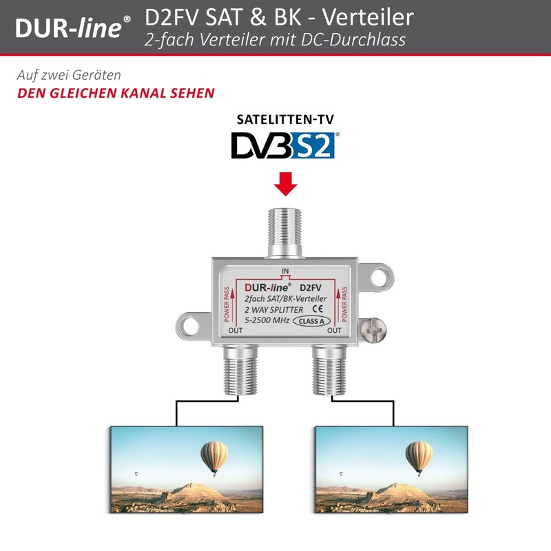 DUR-Line DFV SAT/BK Splitter