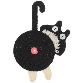 Mikinona Cute Coaster Knitted Material Heat-Insulated Cup Mat Non-Slip Table Decor Quirky Home