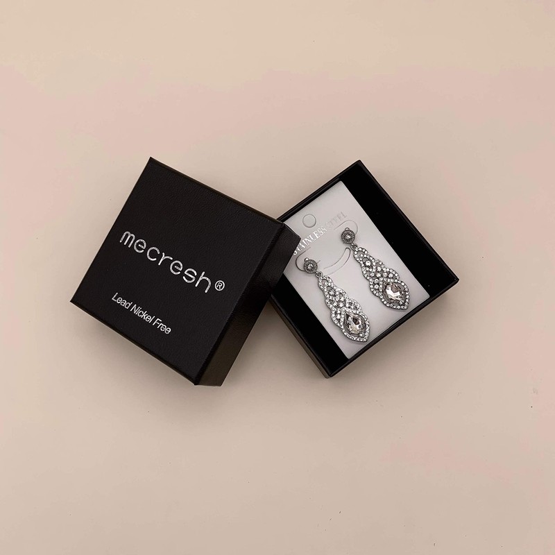 mecresh Classic Teardrop Wedding Dangle Earrings