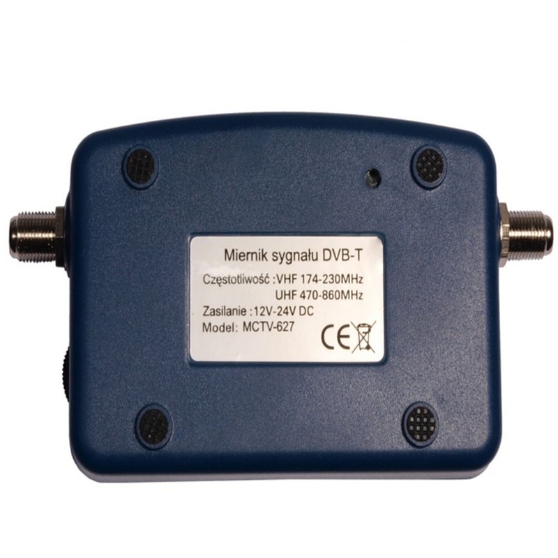 Maclean MCTV-627 Satellite Finder Signal Strength Meter Accessories + Cable
