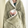 Great Bay Home Sherpa Fleece and Velvet Plush Twin Throw