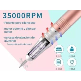 Delanie Pulidor Esmeril Taladro De Uñas 35000rpm Profesional