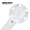 Desktop Handheld LED Magnifier 7X USB Battery Powered Reading Magnifying