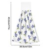 Blueangle Set of 2 Blueberry Hanging Tie Towels Kitchen Hand