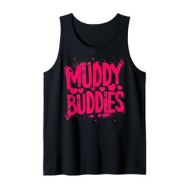 Womans Buddies Muddy Mud Run Mudding Running Girls Team ATV Tank Top