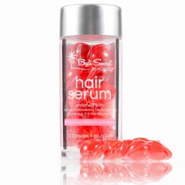 Bali Secret HUSSELL Hair Serum no Rinse with Argan Macadamia & Avocado Oils - Vitamins A, E, Pro B5 - Conditioner for Women & Men - Travel-Size