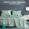 Bedlifes 1200 Thread Count Egyptian Cotton Sheets King Size Set-100%