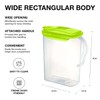 LocknLock Aqua Fridge Door Water Jug with Handle BPA Free