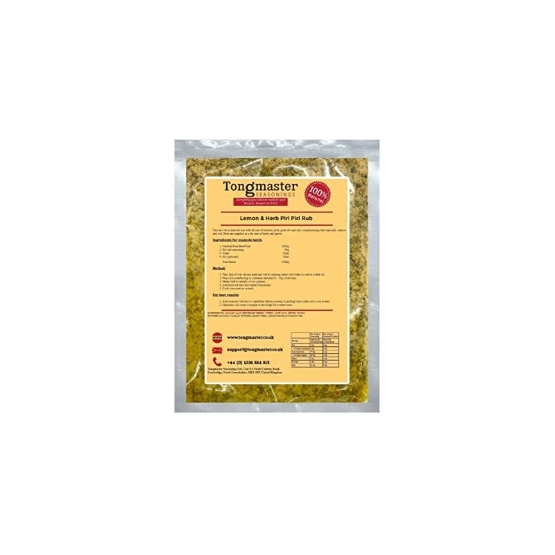 Lemon & Herb Piri Piri - Rub - 400g