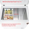 Orgneas 16.5" Chest Freezer Organizer Bins Deep Freezer Basket Storage