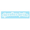 Cherokee Pride Vinyl Window Decal Sticker - White Native Tribe