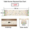 Modern Table Runner Spring Modern Table Runner Linen Table Runner