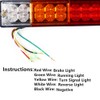 WDragon 2-PACK 20 LED Trailer Tail Rear Light,Turn Signal Reverse