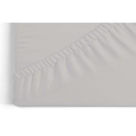 Burrito Blanco | Fitted Sheet | Bed 150 cm 100% Cotton | Design A8 | Grey (150 x 190/200 cm.)