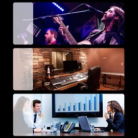 Micphone Transmitter, REFENG 1 Pair Microphone Wireless System Micphone Wireless Transmitter System, UHF DSP Transmitter & Receiver Mic/Line Two Modes for Dynamic/Condenser Microphone