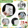 MWOOT Pack of 18 Drawing Painting Stencils, DIY Stencils, Flower